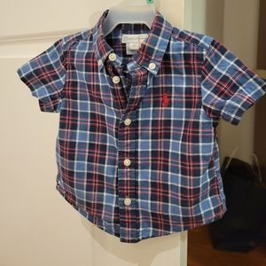 Ralph Lauren short sleeve shirt 6mo